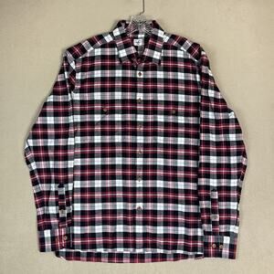 Atlantic Rancher Shirt Mens XL Multicolor Plaid Long Sleeve Flannel Chest Pocket